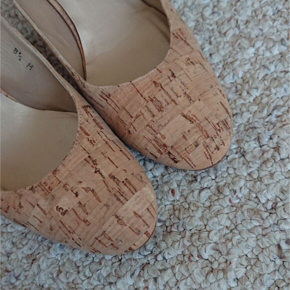 Stuart Weitzman Cork Slingback pump heels size 8 - Picture 7 of 12